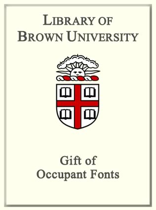 Occupant Fonts